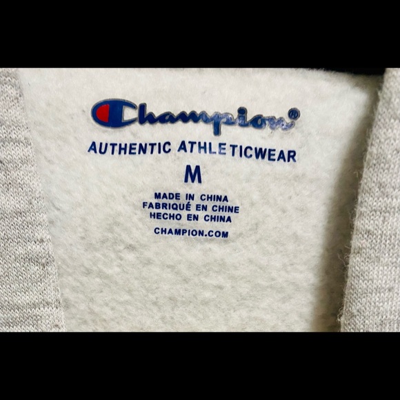 Boys champion grey hoodie size 8 - Picture 5 of 5